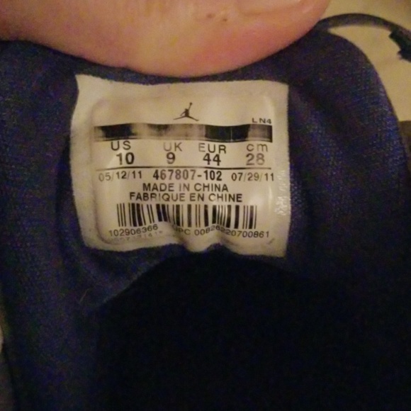 Jordan 8.0 white-royal blue,I LISTEN TO ALL OFFERS - Picture 3 of 4